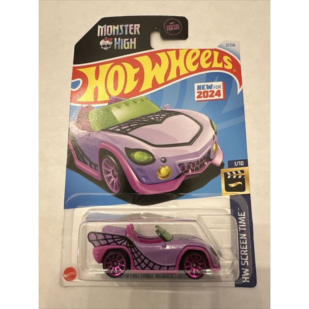 Hot Wheels Monster High Ghoul Mobile HW Screen Time 2024